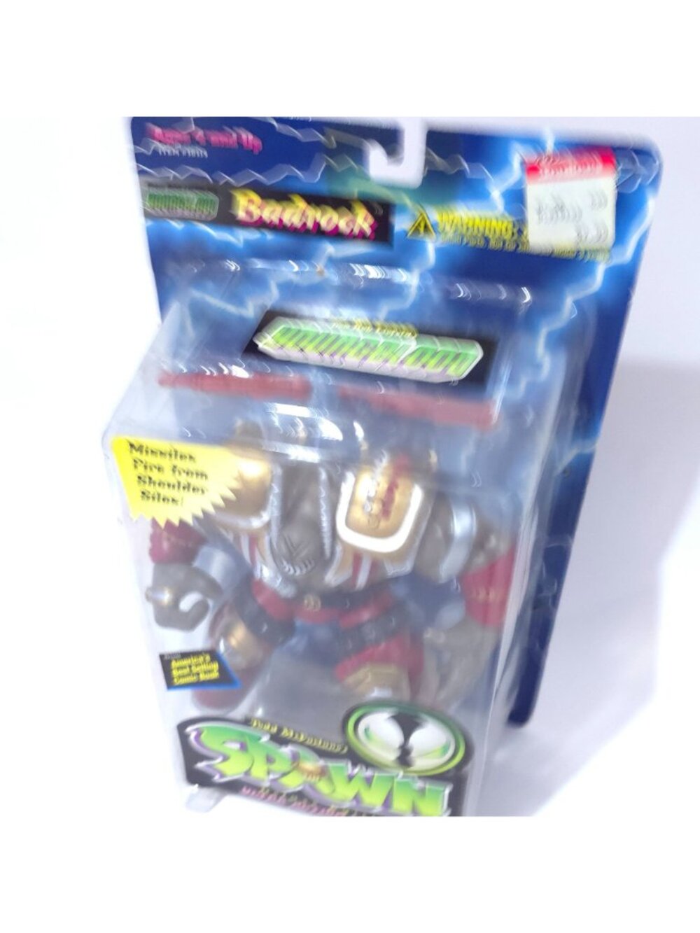 Todd McFarlanes Spawn Badrock Figure Youngblood Series 2 1995 New In Box - Picture 3 of 11